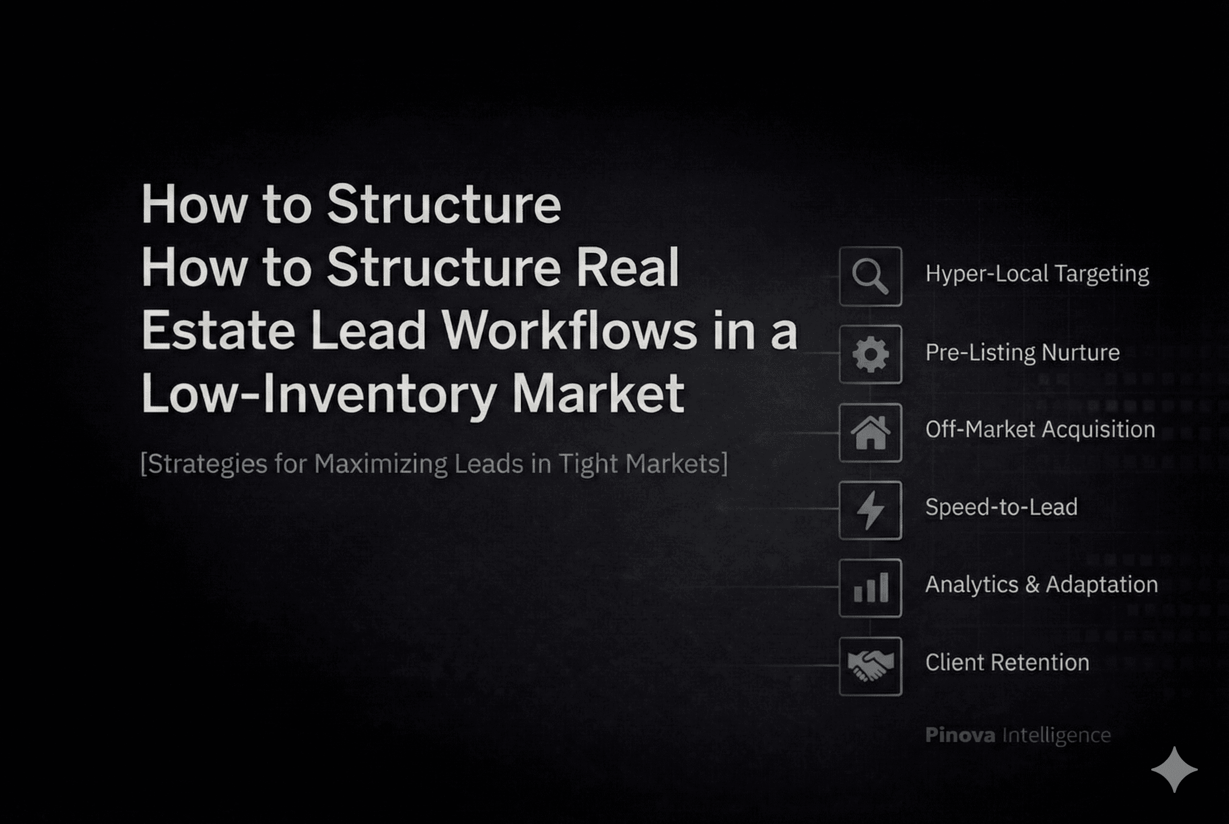 How to Structure Real Estate Lead Workflows in a Low-Inventory Market