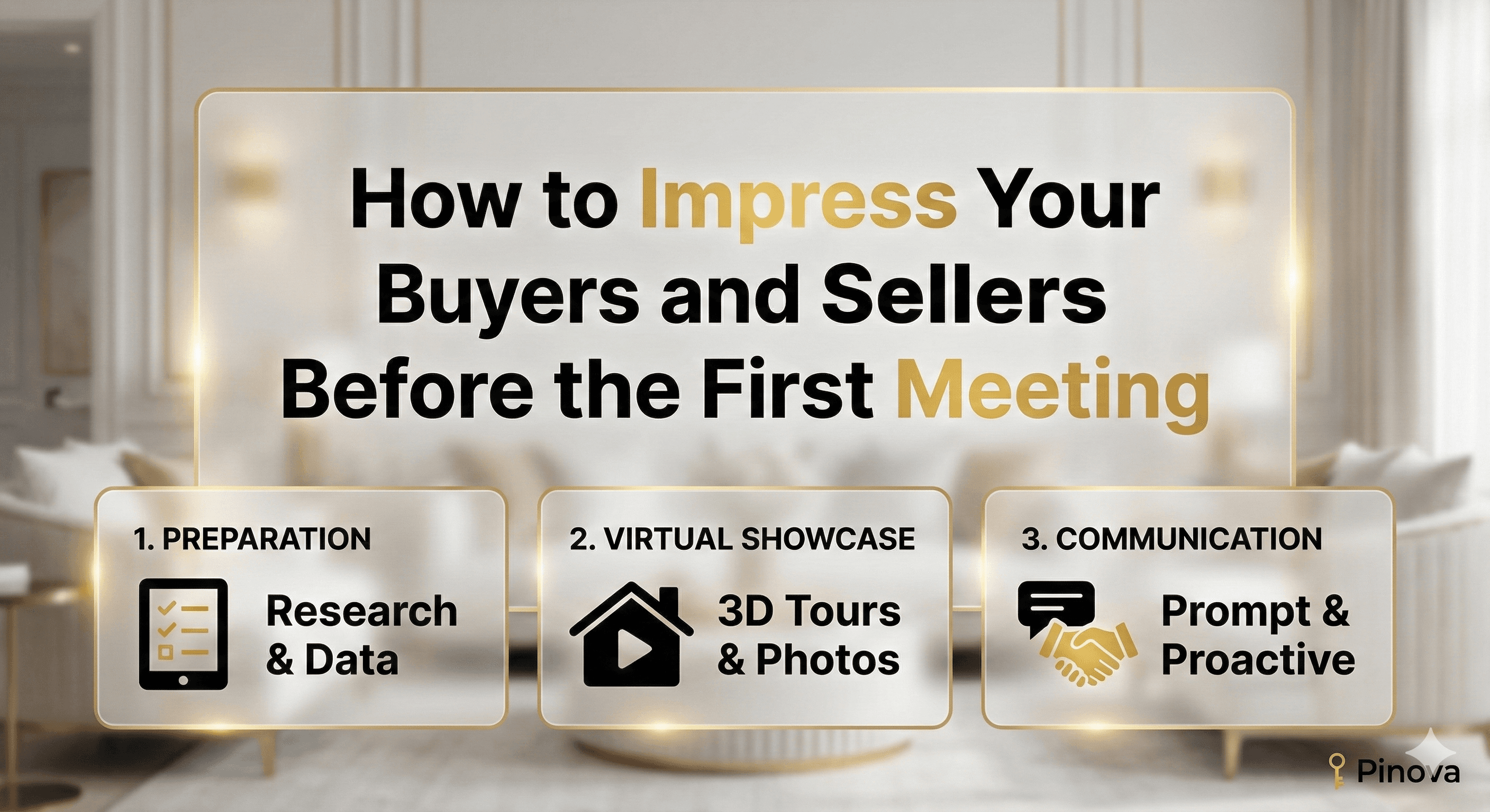 How to Impress Your Buyers and Sellers Before the First Meeting