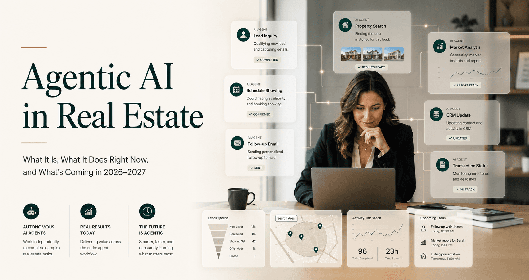 Pinova - Agentic AI in Real Estate: What It Is, What It Does Right Now, and What's Coming in 2026–2027