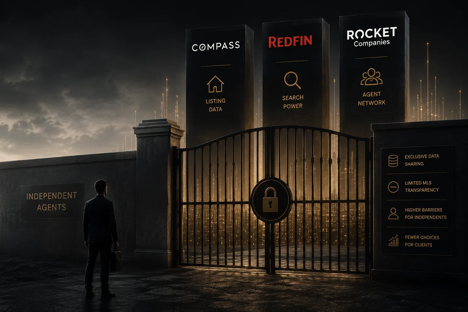 Pinova - The Compass-Redfin-Rocket Deal: How It Locks Independent Agents Out of Listing Data in 2026