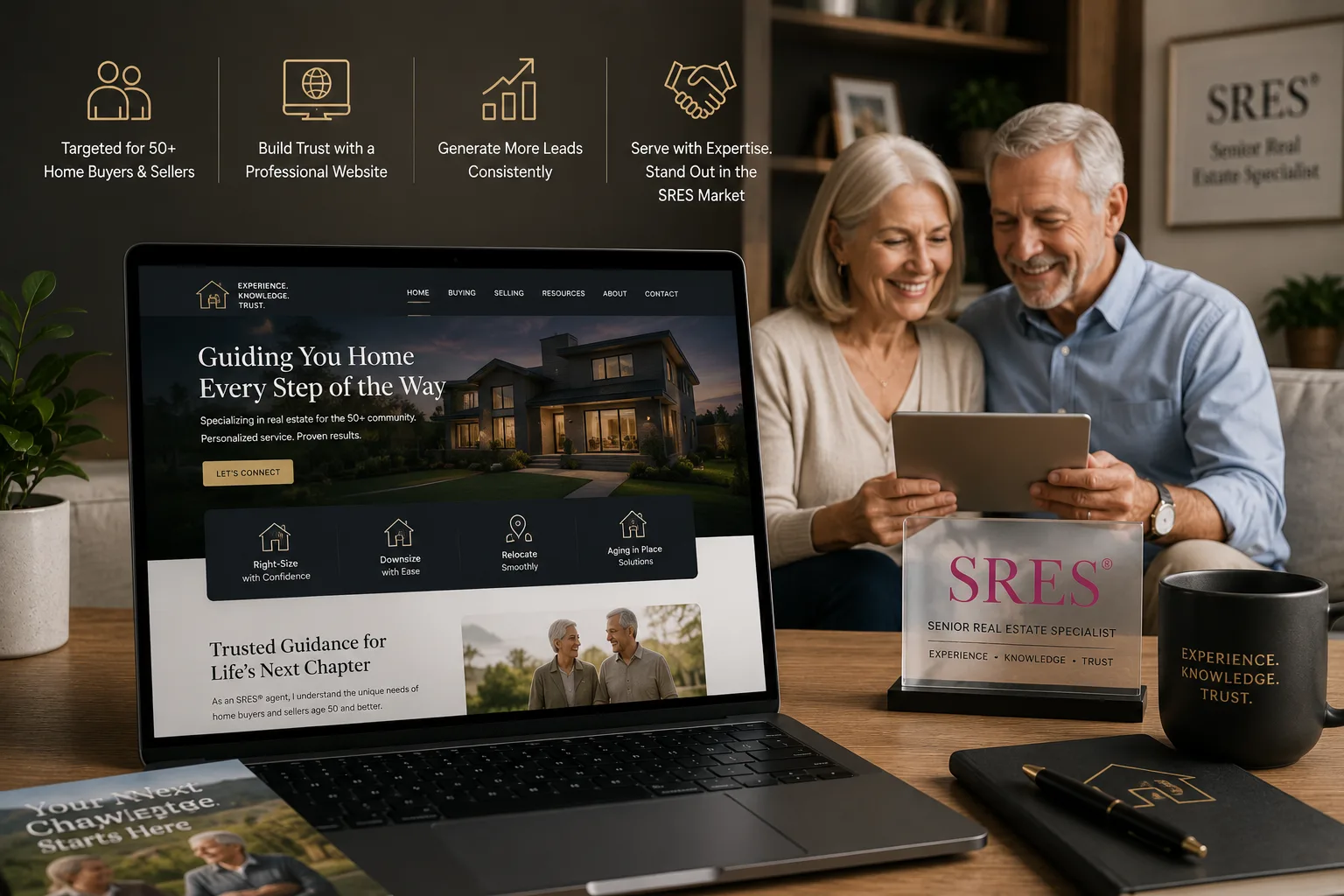 Pinova - How a Website Helps SRES Agents Get More Leads in 2026: The Senior Real Estate Marketing Playbook