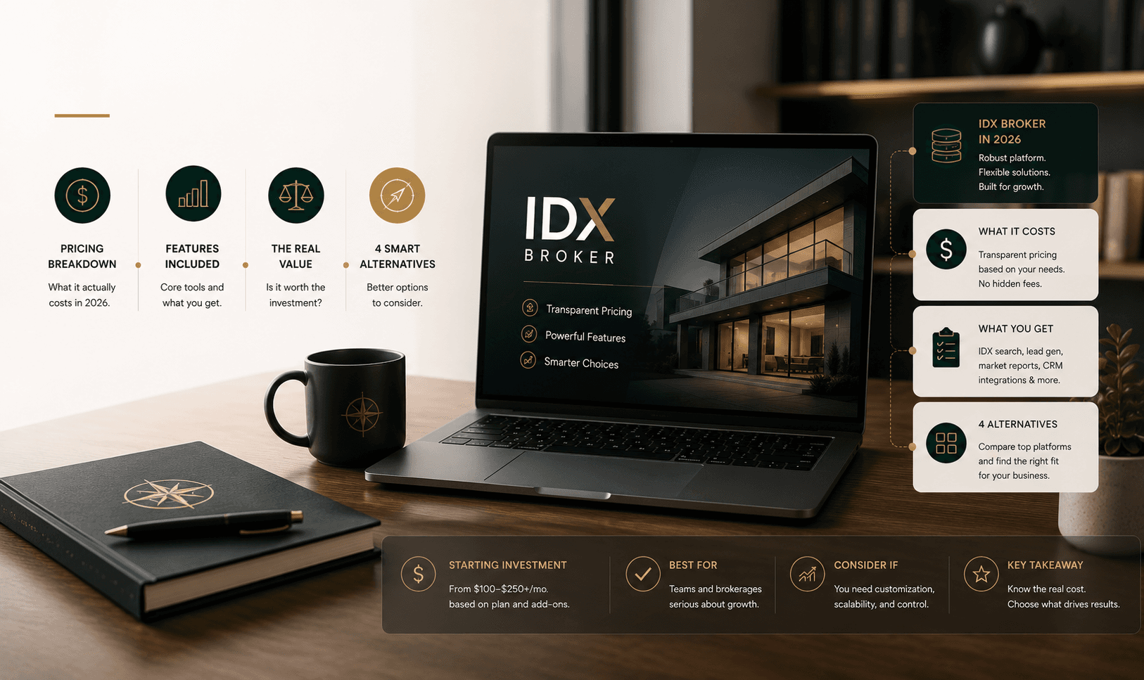 Pinova - IDX Broker Pricing in 2026: What It Actually Costs (Plus 4 Alternatives)