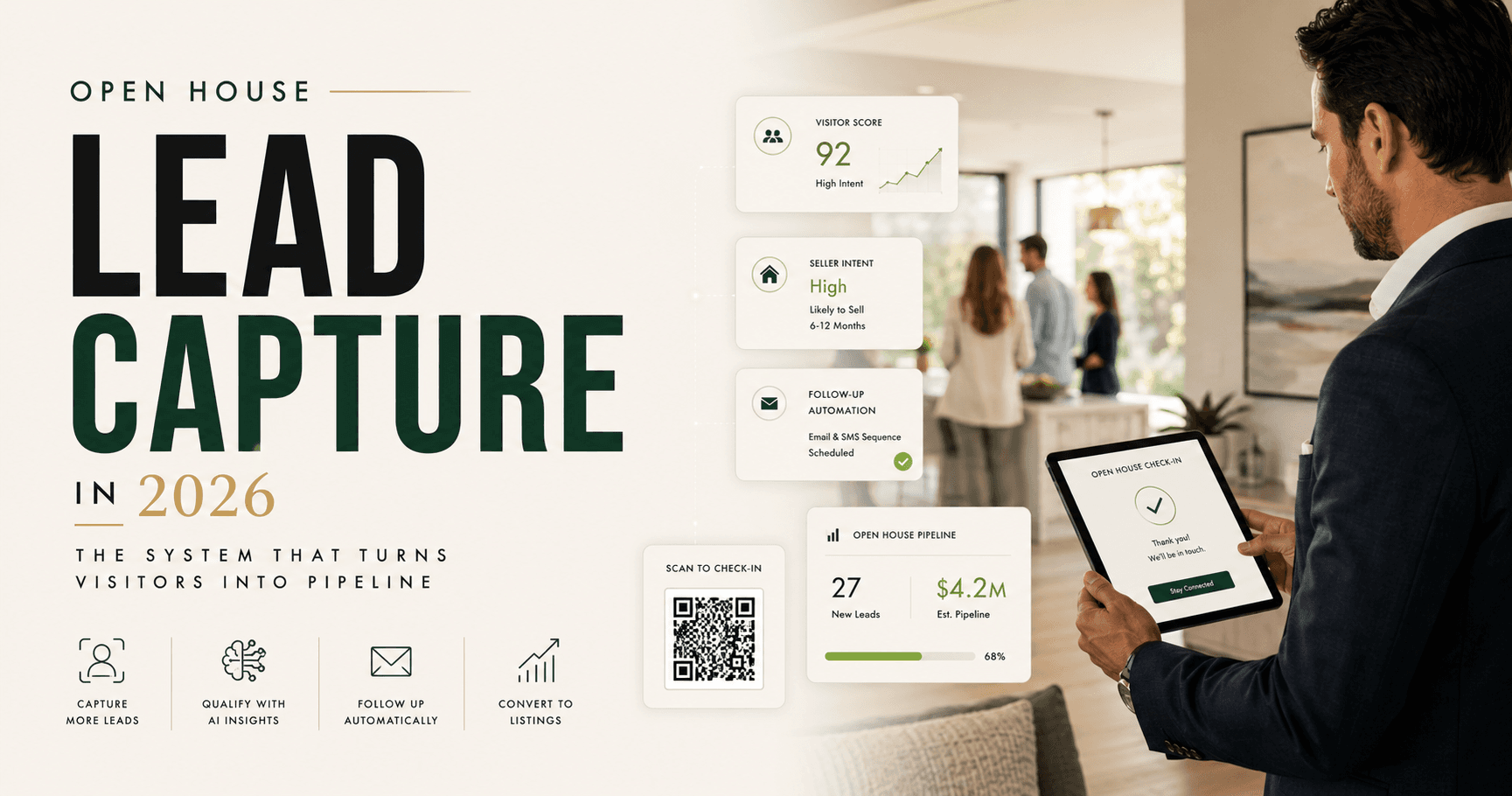 Pinova - Open House Lead Capture in 2026: The System That Turns Visitors Into Pipeline