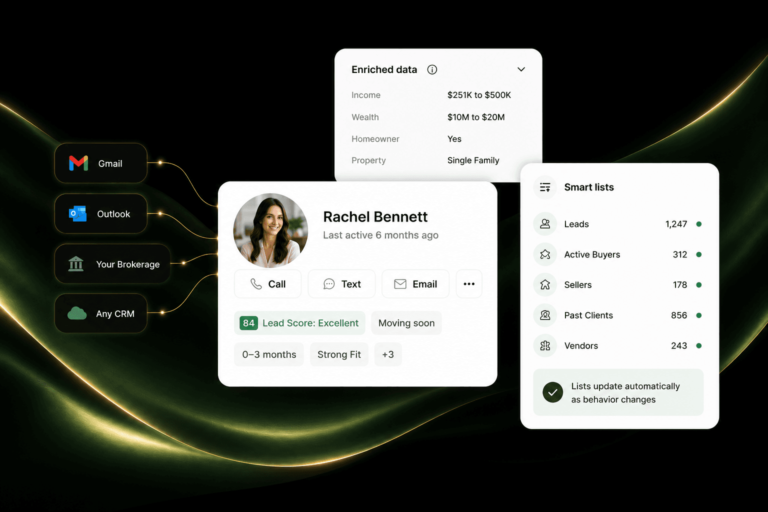 Contacts organize themselves — automatically